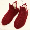 yrzl hiver pantoufles hommes intérieur pantoufle antidérapant chaud femmes et hommes pantoufles cheville doux homme chaussure antidérapant plat maison coton chaussures