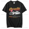 t shirt à manches courtes en coton pour homme et femme, col ras du cou, style harajuku, jdm old school 10/2019, anische auto, cortrustell30