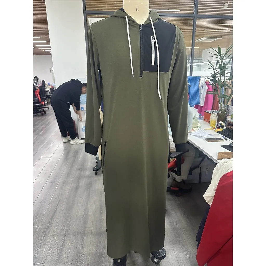 caftan arabe robe musulmane hommes jubba thobe à manches longues vêtements musulmans robe pour hommes longs sweats à capuche arabes caftan longue à capuche caftan arabe robe musulmane hommes jubba thobe à manches longues vêtements musulmans robe pour hommes longs sweats à capuche arabes caftan longue à capuche