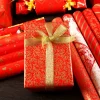 papier d'emballage de cadeaux de noël, paquet de décoration de noël, accessoires d'emballage artistique du nouvel an, fournitures cadeaux diy