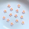 mini fleurs de cerisier en résine, 100 pièces, cabochon à dos plat, ornement, fabrication de bijoux, accessoires de coiffure