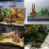 décor d'aquarium en bois flotté naturel 10 15cm ornement d'aquarium en bois de qualité supérieure, paysage en bois authentique pour les environnements aquatiques