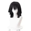 anime kimetsu no yaiba iguro obanai kimono uniforme anime pruik cosplay kostuum halloween feest