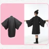 halloween anime kimetsu no yaiba kamado nezuko cosplay costume kimono démon tueur cosplay perruques cheveux carnaval femmes tenue