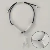 anneau de cou de cheval en nylon fait à la main – pendentif décoratif tissé, sûr et confortable pour tous les chevaux
