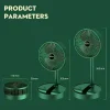 ventilateur portatif pliant en gros d'usine ventilateur de sol rechargeable ventilateurs télescopiques sans fil de bureau usb
