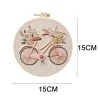 kit de broderie de vélo rose, y compris couture faite à la main pour adultes, adapté aux débutants, bel art, décoration de maison 3d