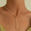 collier à pampilles en perles noires et blanches pour femmes, ras du cou, cadeau pour ami, vente en gros, livraison directe, nouveau