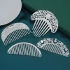 Épingle à cheveux chinoise rétro, peigne à cheveux, plat hanfu, ornement de cheveux, peigne à cheveux creux sculpté, accessoires pour cheveux exquis, cadeaux