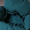 sacs de tasse de thé avec cordon de serrage sac en tissu pliable imprimé de style chinois, sac de voyage scénique théière service à thé organisateur de stockage