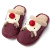 pantoufles femme belle fourrure femmes maison pantoufles hiver maison chaussures femmes intérieur pantoufles en peluche chaussures d'hiver pantuflas mujer