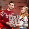 67 emballage cadeau de noël unique, papier d'emballage pour 6 7 enfants, papier cadeau de noël drôle du père noël 67