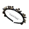 accessoires pour cheveux bandes de cheveux élégantes avec clips doux brillant femmes papillon cerceau de cheveux outil de tissage de cheveux bandeau en plastique femme