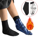 1 paire de chaussettes de Sauna pour perte de poids et transpiration, chaussettes thermiques chaudes pour brûler les graisses, vêtements modelants pour les pieds, prévention des fissures des pieds 1 paire de chaussettes de Sauna pour perte de poids et transpiration, chaussettes thermiques chaudes pour brûler les graisses, vêtements modelants pour les pieds, prévention des fissures des pieds