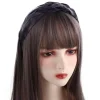 maquillage femme filles maille lavage visage chapeaux torsadé tresse cheveux cerceau femmes bandeau style coréen bandeau cheveux accessoires