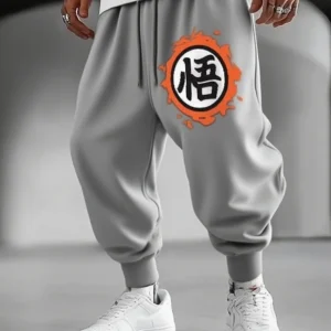 Dragon Ball Anime hommes femmes survêtement pantalon coton ample Streetwear pantalon de survêtement décontracté manchette élastique été automne Hip Hop pantalon