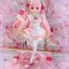 kawaii 18 cm taito hatsune miku coreful sakura wafuu kissa ver. figurine de demoiselle d'honneur, modèle de dessin animé, jouets à collectionner, cadeau de remise de diplôme
