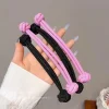tresses de cheveux à nœud chinois pour femmes et filles, bandes de caoutchouc, ulà cheveux, bandeau à haute élasticité, bande de sauna à double tête, style, vêtements de sauna