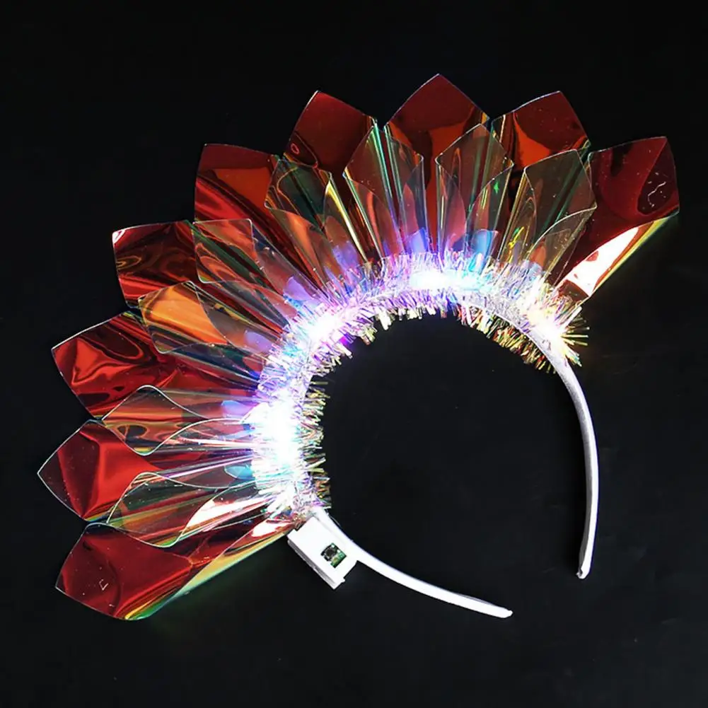 bandeau lumineux led avec 3 modes de flash, film lumineux, couvre chef éclairé pour festival, fêtes, festivals, anniversaire, décor bandeau lumineux led avec 3 modes de flash, film lumineux, couvre chef éclairé pour festival, fêtes, festivals, anniversaire, décor