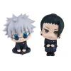 jujutsu kaimmense anime figure, look up q version, satoru gojo, geto, sunafta u, fushigflats, toji, opatrick otsu yuta figurine, 10cm