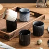 poterie asiatique de style japonais, grès fait à la main, verres en céramique, tasse à thé, tasse d'eau