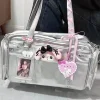 pochettes transparentes pour poupée, itabags japonais, multi poches, uniformes jk, sacs à bandoulière de grande capacité, sacs d'étudiant harajuku, cadeaux pour filles