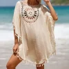 crochet bikini maillot de bain sexy pour femmes, robe d'été, vêtements de plage, chemise, cover up pour femmes