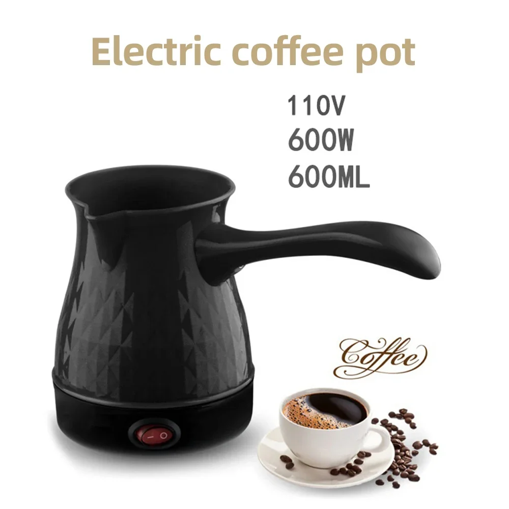 600w 600ml portable en acier inoxydable électrique thé cafetière bouilloire cafetière turque grecque arabe cafetière avec poignée 600w 600ml portable en acier inoxydable électrique thé cafetière bouilloire cafetière turque grecque arabe cafetière avec poignée