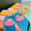 xx9d chaussettes cheville mignonnes cartoons poupées poupées chaussettes nouveauté drôles nouveauté drôle