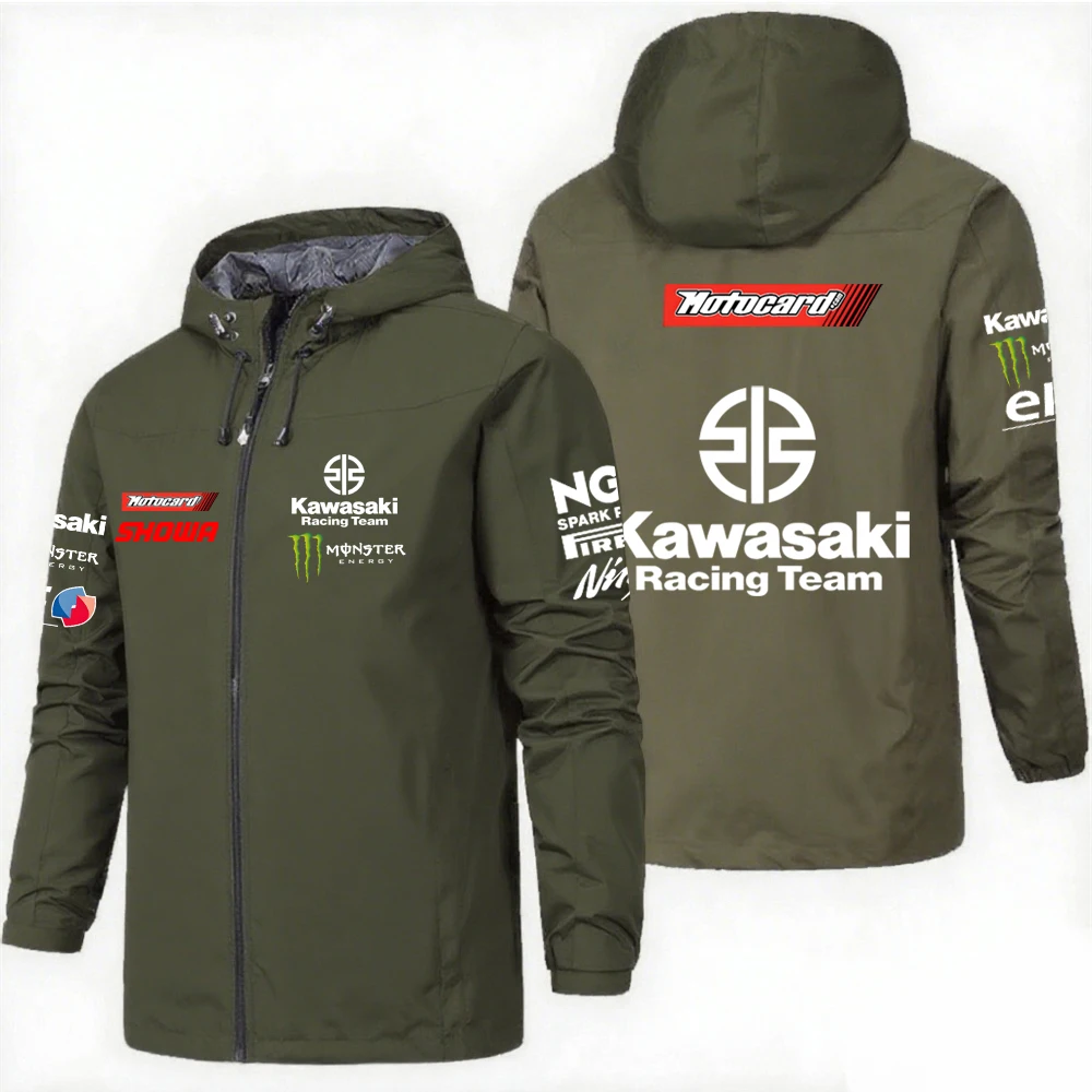 kawasaki moto course même style submachine veste lourde moto équitation veste mode tendance coupe vent veste kawasaki moto course même style submachine veste lourde moto équitation veste mode tendance coupe vent veste