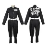 halloween perruque de costume de cosplay kimono tueur de démons kimetsu no yaiba iguro obanai haori, accessoires de serpent blanc