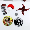 autocollant en tissu brodé pour femme, dessin animé samouraï japonais, geisha, patch pour vêtements brodés à dos de colle
