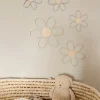 ins style scandinave découpé marguerite fleur décoration murale fleur en bois bricolage marguerite en bois, printemps et été, décoration de fête de chambre, cadeaux de vacances idéaux
