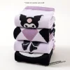 kawaii sanrio kuromi chaussettes anime hello kitty printemps été doux dans le tube dessin animé chaussettes filles mignonnes coton maison chaussette chaude