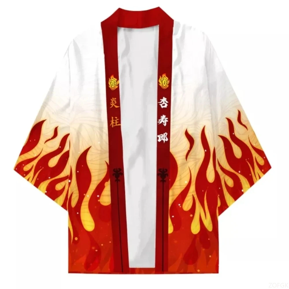 kimono japonais pour hommes et femmes, costumes de cosplay anime, symbole de flamme, cardigan pour adolescents, cape, pyjama hanbok, nouveaux vêtements traditionnels 2024 kimono japonais pour hommes et femmes, costumes de cosplay anime, symbole de flamme, cardigan pour adolescents, cape, pyjama hanbok, nouveaux vêtements traditionnels 2024