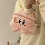 Kirby-Sac de voyage en peluche Anime pour filles, sacs de maquillage mignons, sac de rangement portable de grande capacité, trousse de toilette Kawaii, cadeau de dessin animé, Y2K Kirby-Sac de voyage en peluche Anime pour filles, sacs de maquillage mignons, sac de rangement portable de grande capacité, trousse de toilette Kawaii, cadeau de dessin animé, Y2K