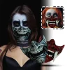 masque de samouraï japonais oni pour halloween, cosplay, horreur, prajna, tueur, accessoires de costume de ix