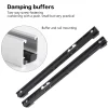 kit de quincaillerie pour porte coulissante pliante de style japonais, système de rail inférieur exposé pour garde robe en métal, placard coulissant lr