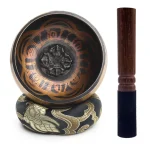 Ensemble de bols chantants tibétains, cadeau unique, comparateur pour la méditation, le yoga, la relaxation, la prière de guérison des chakras et l&rsquo;esprit