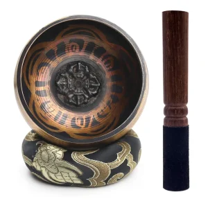 Ensemble de bols chantants tibétains, cadeau unique, comparateur pour la méditation, le yoga, la relaxation, la prière de guérison des chakras et l’esprit Ensemble de bols chantants tibétains, cadeau unique, comparateur pour la méditation, le yoga, la relaxation, la prière de guérison des chakras et l’esprit