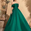 robe en satin à épaules dénudées avec cravate au dos, robe élégante et chic
