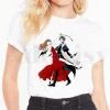 horimiya t shirt à manches courtes pour femme, dessin animé, vintage, harajuku, hori san to ata yamura kun