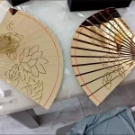 Éventail pliant chinois Demon Slayer Douma, Cosplay, motif japonais, artisanat d’art, cadeau, décoration de la maison, ornements, éventail à main de danse Éventail pliant chinois Demon Slayer Douma, Cosplay, motif japonais, artisanat d’art, cadeau, décoration de la maison, ornements, éventail à main de danse