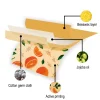 enveloppements alimentaires réutilisables et écologiques, conservation des aliments frais, stockage de cire d'abeilles organiques, enveloppe transparente, motif sur mesure, vente en gros