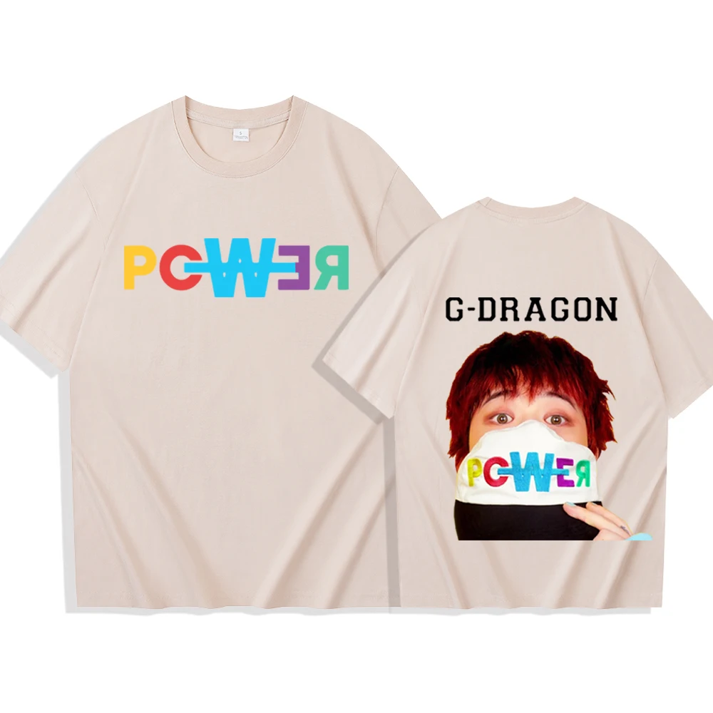 g dragon power t shirt homme femmes harajuku col rond été chemise décontractée g dragon power t shirt homme femmes harajuku col rond été chemise décontractée