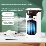 Ventilateur d&rsquo;air froid de bureau Portable USB Mini ventilateur de climatiseur multifonction à usage domestique pour le refroidissement personnel