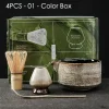 ensemble de matcha japonais en bambou sûr, fouet, cuillère à café, ensembles d'nik, magasin de boissons, outils de fabrication de thé, accessoires, 4/7 pièces