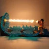 dragon ball anime son goku kamehahaha lampe ampoule led figurines modèle figurine figure & base & lampe bricolage décoration collection