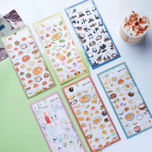 Autocollants alimentaires japonais, fournitures artisanales pour Journal indésirable, matériel de Scrapbooking, planificateur, décoration de maison, papeterie pour bricolage Autocollants alimentaires japonais, fournitures artisanales pour Journal indésirable, matériel de Scrapbooking, planificateur, décoration de maison, papeterie pour bricolage