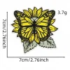 style bohème couleur claire broderie fer sur patchs pour vêtements fleurs bouquet applique amour lettre badge décor textile de maison
